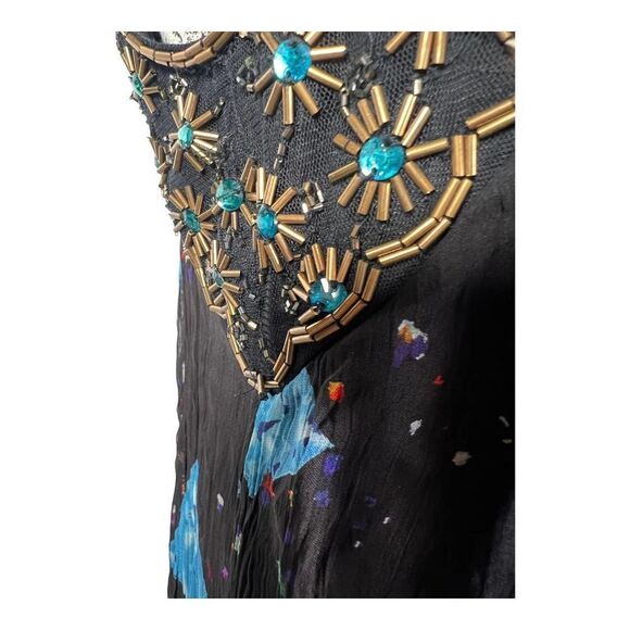 Anthropologie MOULINETTE SOEURS Beaded Lydia Swing Dress Size 0 Retail $… - Picture 6 of 8